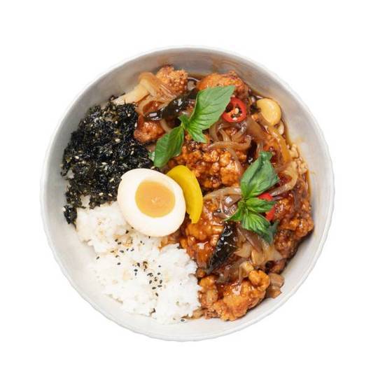 Three Cup Chicken Don / 三杯炸雞